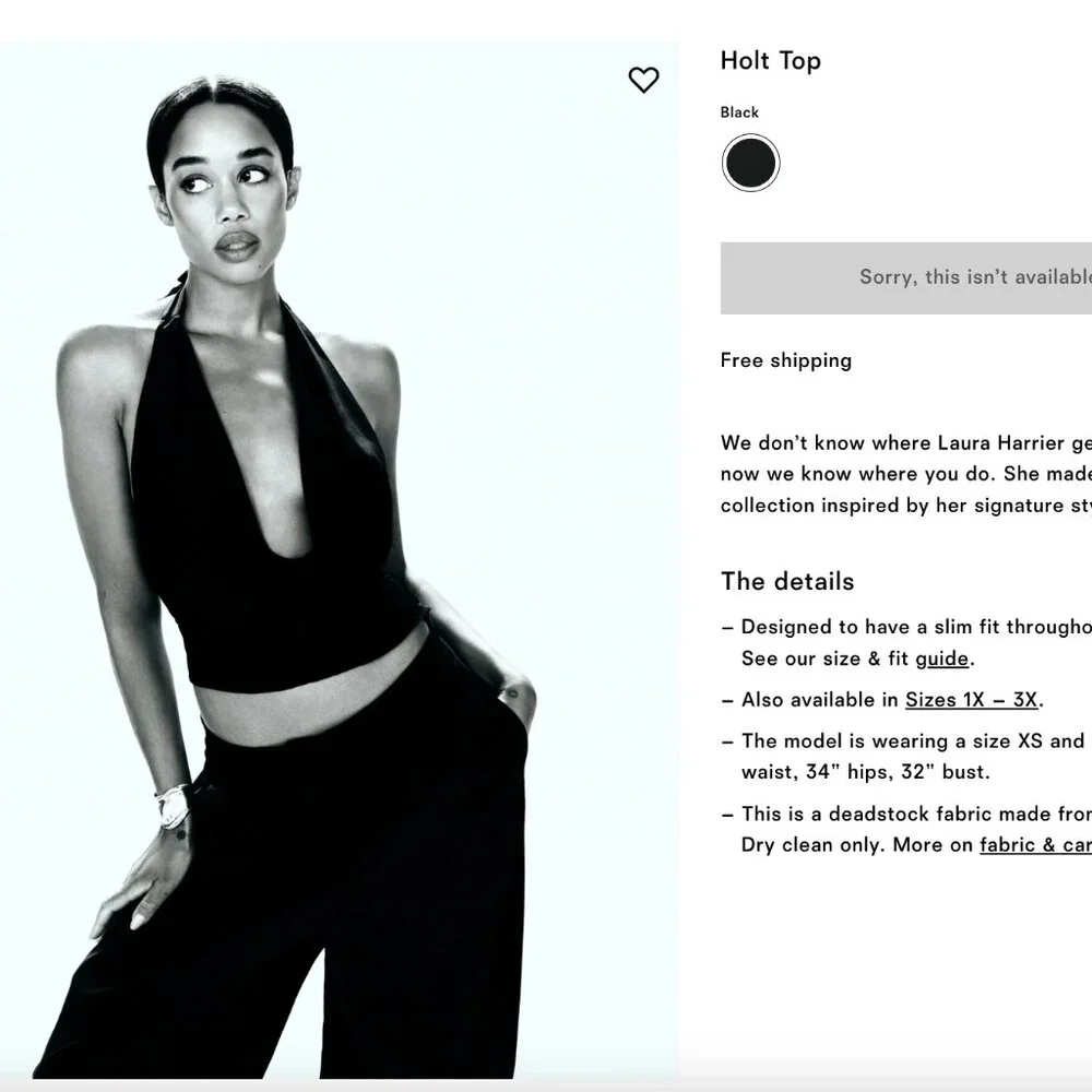 Reformation Holt Top (UNWORN - ORIGINALLY $168) - Picture 2 of 2